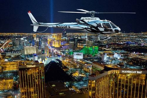 Las Vegas Helicopter Night Flight with Optional VIP Transportation